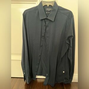 Ted Baker London Charcoal Casual Button Down Shirt